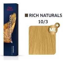 Koleston Perfect Me+ 10/3 Perfect Haır Rich Naturals Permanent Hair Dye 60 ml GKHAİR284
