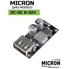 Qc2 Qc3 Hızlı Şarj Modülü Dc 6-32V 24W To 5V USB Cep Telefonu Apple Android Huawei Samsung Qc Modül