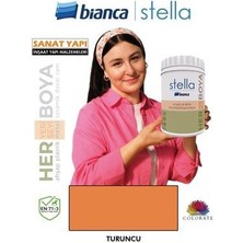 Stella Su Bazlı Akrilik Boya Turuncu