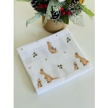 Ft Baby Collection Pamuk Müslin Bebek Battaniyesi  Müslın Örtü 80  x  90 Cm