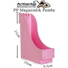 Artlantis Plastik Magazinlik 1 Adet Plastik Kutu Klasörü Magazinlik A4 Dosya ve Masa Düzenleyici Sınıf Ev Ofis