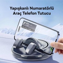 Hayveys 360° Dönebilen Yapışkanlı Numaratörlü Araç Telefon Tutucu