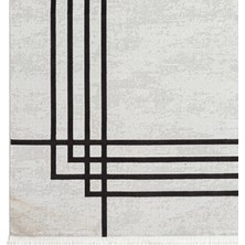 Seyran Mısra Koleksiyonu Modern Desenli Halı 5003 Kahve