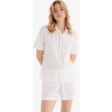 Kadın Pijama Takımı 51861 - Beyaz