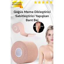 Göğüs Meme Dikleştirici Sabitleştirici Yapışkan Bant Bej