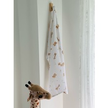 Ft Baby Collection Pamuk Müslin Bebek Battaniyesi  Müslın Örtü 80  x  90 Cm
