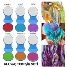 6lı Saç Tebeşiri Saç Boyası Seti