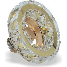 Helios Hayal Cam Spot Yuvarlak Altın