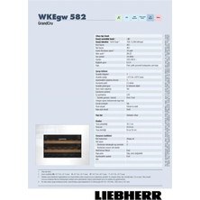 Liebherr Wkegw 582 Ankastre Şarap Soğutucu Dolap