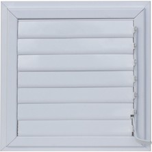 CNE Ticaret 50X30 Alüminyum Menfez Beyaz Uzun Ömürlü Banyo Wc Havalandırma Panjur