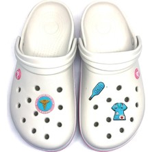 Crocs Terlik Süsü, Doktor, Hemşire, Terlik Süsü Aksesuarı (3ADET) Hem6