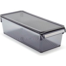 Mcreative Kapaklı Banyo Mutfak Düzenleyici Raf Ps 360 * 150 * 100 mm Şeffaf M-E27-20-16K