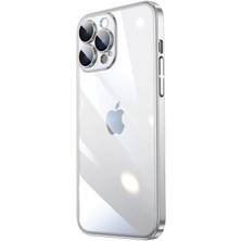 ZORE Apple iPhone 14 Pro Kılıf Sert Pc Renkli Çerçeveli Zore Riksos KAPAK-GÜMÜŞ-8680436623626-OTNV78700