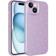 Zore Apple iPhone 15 Plus Uyumlu Kamera Korumalı Simli Lüks  Koton KAPAK-LILA-8680436736579-TA96396-OTNV
