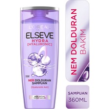 Elseve Hydra Nem Dolduran Şampuan 360 ml 3'lü Set