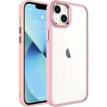 Apple iPhone 14 Uyumlu Zore Krom Kapak-Pembe AÇIK-8680436619063-TA77513-OTNV