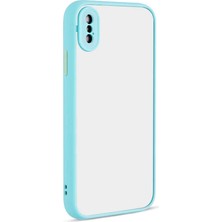ZORE Apple iPhone Xs Max 6.5 Uyumlu Zore Hux KAPAK-TURKUAZ-8682314055628-TA43008-OTNV