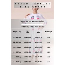 Pantulux Genç Kız Tesettüre Uygun Uzun Pamuklu Keten ELBISE-ELB-2042