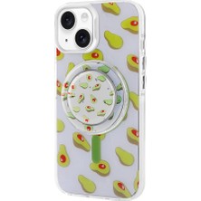 ZORE Apple iPhone 14 Kılıf Magsafe Şarj Özellikli Tak-Çıkar Pop Soketli Zore Tiktok KAPAK-YEŞIL-868043676