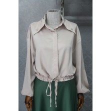 Alisma Moda Saten Gömlek