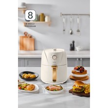 Airfryday 2504H 8 Farklı Programlı, Yağsız Fritöz 4,3 Litre Airfryer