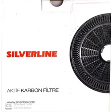 Silverline - Esty Yeni Nesil Davlumbaz Karbon Filtre Orjinal