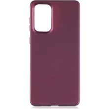 ZORE Galaxy A73 Kılıf Zore Premier Silikon KAPAK-MÜRDÜM-8680436278819-OTNV64748
