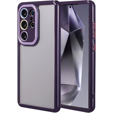 ZORE Galaxy S24 Ultra Kılıf Kamera Korumalı Renkli Kenar ve Çerçeve Tasarımlı Zore Vitamin Kapak-Derin Mo
