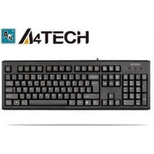 A4-Tech KM-720 Q Siyah USB Kablolu Multimedya Klavye Standart Tuş Formu Ev - Ofis Kullanımı