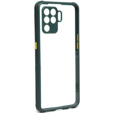 ZORE Oppo Reno 5 Lite Kılıf ​​zore Kaff Kapak-Koyu YEŞIL-8682314130059-OTNV55779