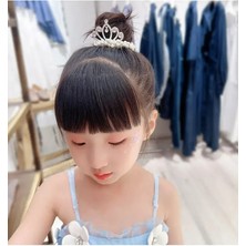 Efna Store Zirkon Cinderella Yeni Trend Prenses Toka,incili Sallantılı Taşlı Atkuyruğu,topuz Çocuk Lastik Toka