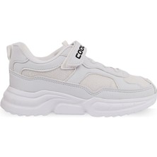 Garantili Ortopedik Sneaker Çocuk Spor Ayakkabı Unisex 31-32-33-34-35-36 Numara Beyaz