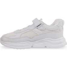 Garantili Ortopedik Sneaker Çocuk Spor Ayakkabı Unisex 31-32-33-34-35-36 Numara Beyaz