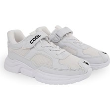 Garantili Ortopedik Sneaker Çocuk Spor Ayakkabı Unisex 31-32-33-34-35-36 Numara Beyaz