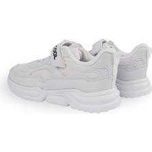 Garantili Ortopedik Sneaker Çocuk Spor Ayakkabı Unisex 31-32-33-34-35-36 Numara Beyaz