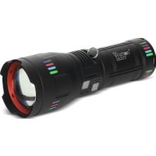 Lazer Etkili Profesyonel El Feneri Watton WT-631- 30,000 Lümen