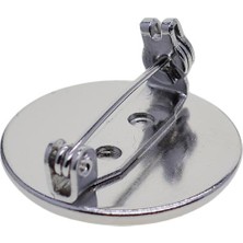 20MM Korsaj Broş Düğme I Boş 10 (Yurt Dışından)