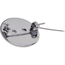 20MM Korsaj Broş Düğme I Boş 10 (Yurt Dışından)