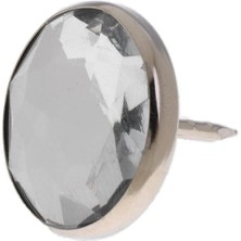 3X25 Adet Kristal Kanepe Başlık Düğmeleri Döşeme Dekorasyonu Gümüş 20MM 3 Adet (Yurt Dışından)