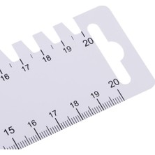 1 Adet Plastik Metrik Cetvel Kapitone Şablonu (Yurt Dışından)