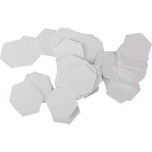 6X100 Adet Altıgen Ingilizce Kağıt Ekleme Kapitone Şablonları Zanaat 26MM 6 Adet (Yurt Dışından)