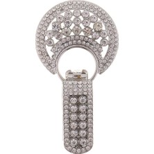 Kristal Rhinestone Düğmeleri Dıy Dikiş Gümüşü Için Ördek Ağız Ördek Bıçağı Tokası (Yurt Dışından)