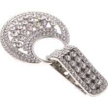 Kristal Rhinestone Düğmeleri Dıy Dikiş Gümüşü Için Ördek Ağız Ördek Bıçağı Tokası (Yurt Dışından)