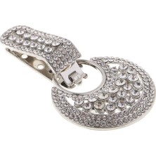 Kristal Rhinestone Düğmeleri Dıy Dikiş Gümüşü Için Ördek Ağız Ördek Bıçağı Tokası (Yurt Dışından)