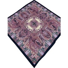 Baştacı Soft Etnik 0229 Lacivert Eşarp