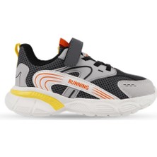 Cihan Shoes Garantili  Ortopedik Sneaker Çocuk Spor Ayakkabı 31-32-33-34-35-36 Numara Füme