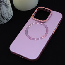 Demina iPhone 16 Uyumlu Magnezyum Standlı ve Lens Hediyeli Lüks Kılıf
