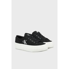 Calvin Klein Pamuk Karışımlı Kanvas Ayakkabı YW0YW017630GM Bayan Ayakkabı YW0YW01763 0gm