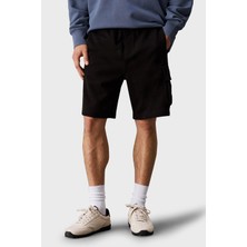 Calvin Klein % 100 Pamuk Regular Fit Normal Bel Cepli Short J30J327284BEH Erkek Short J30J327284 Beh
