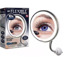 maxilife Flexible 10x Zoomlu Esnek Işıklı Çerçeveli Makyaj Aynası